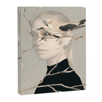 Woman and Birds 2 Canvas Print Gallery Image 6