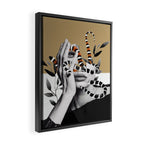 Woman and snakes Framed Canvas Print Gallery Image 2