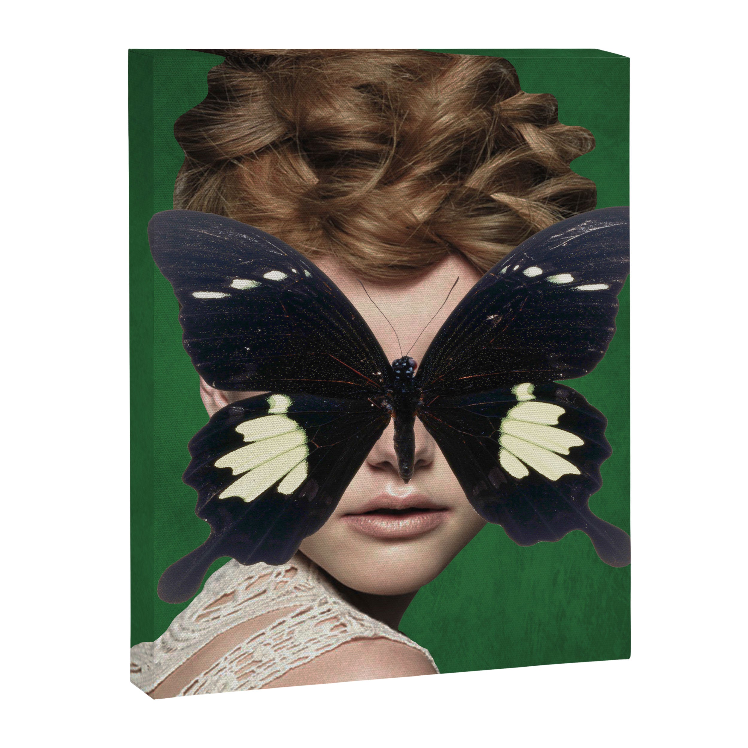Woman Butterfly 3 Canvas Print Gallery Image 6