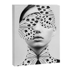 Woman Butterfly Canvas Print Gallery Image 8