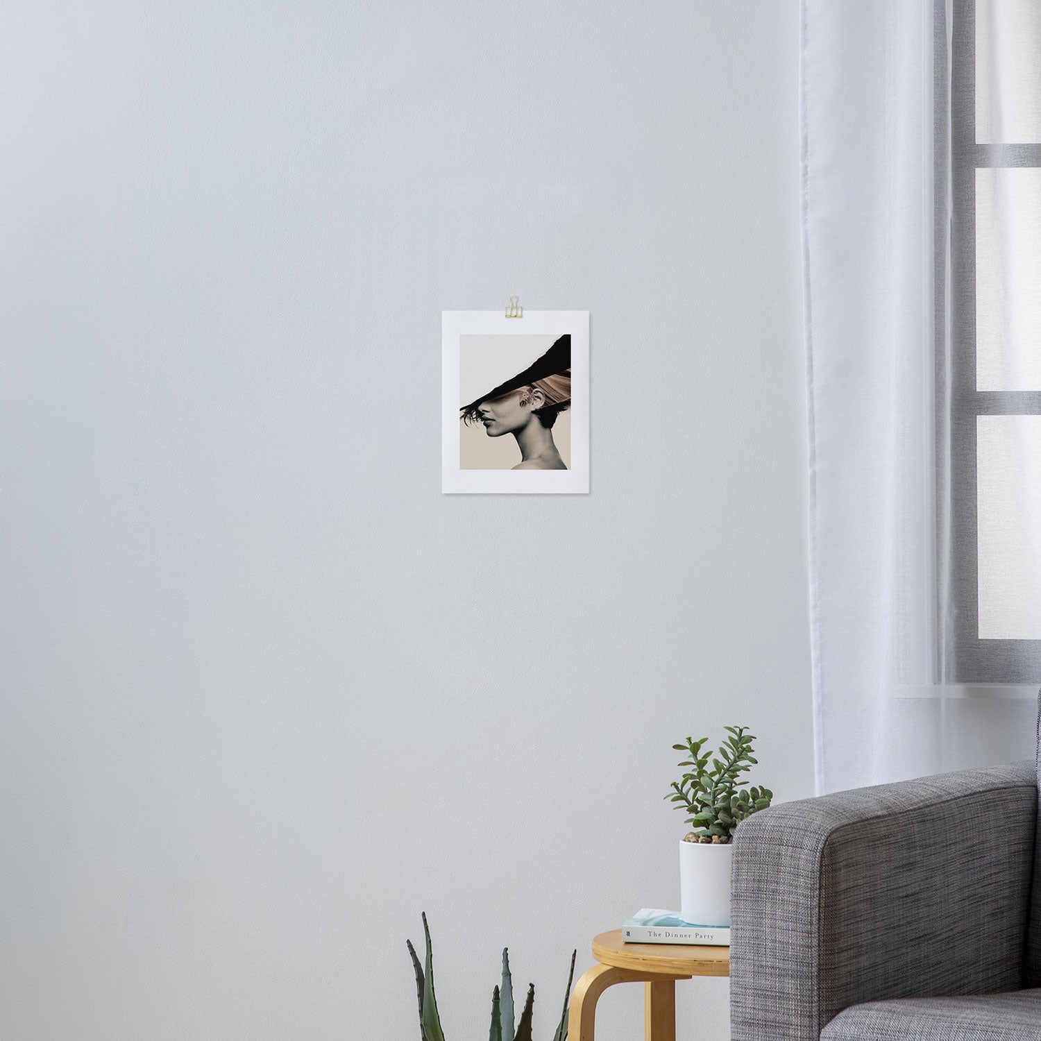 woman / collage portrait Art Print Gallery Image 3