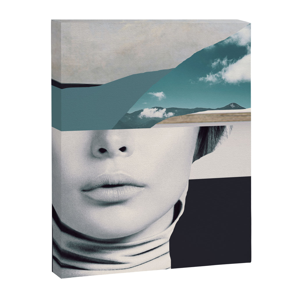 woman portrait /collage 3 Canvas Print Gallery Image 6