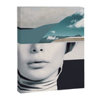 woman portrait /collage 3 Canvas Print Gallery Image 6