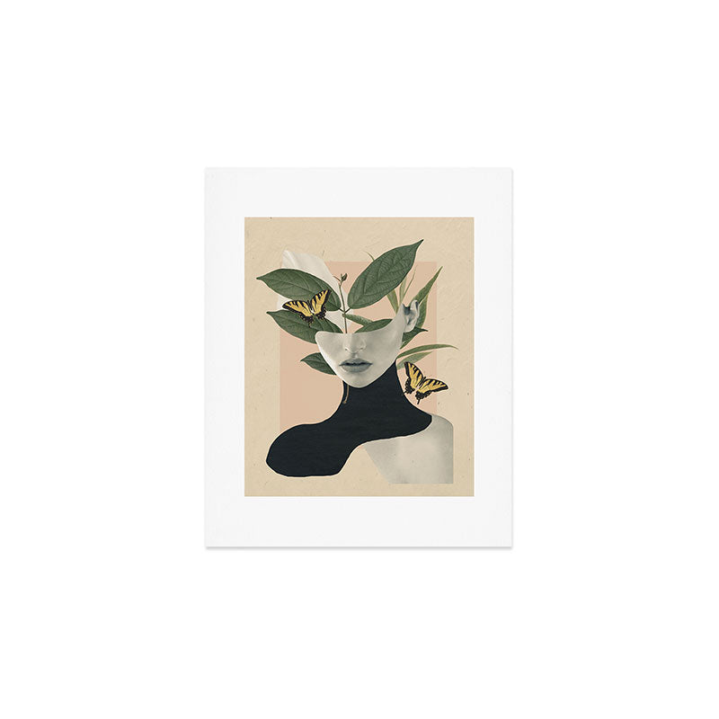 woman portrait /collage2 Art Print Gallery Image 1
