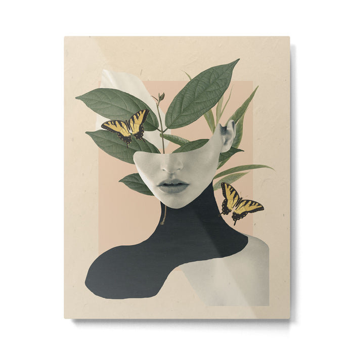 woman portrait /collage2 Metal Print Gallery Image 1