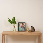 WOMAN WITH FLOWERS 12 Framed Canvas Print Gallery Image 4