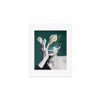 WOMAN WITH FLOWERS 22 Art Print Gallery Image 1