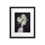 WOMAN WITH FLOWERS 23 Framed Art Print Gallery Image 5