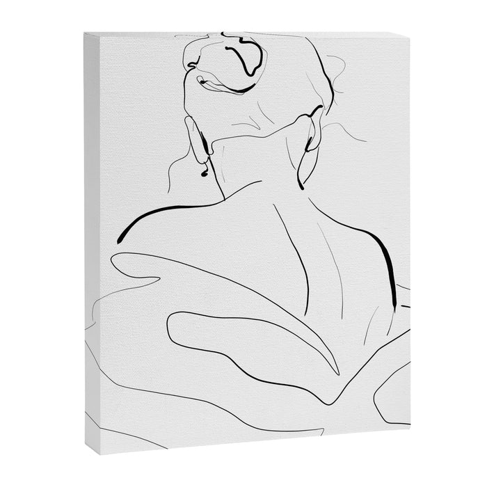Woman-line art Canvas Print Gallery Image 1