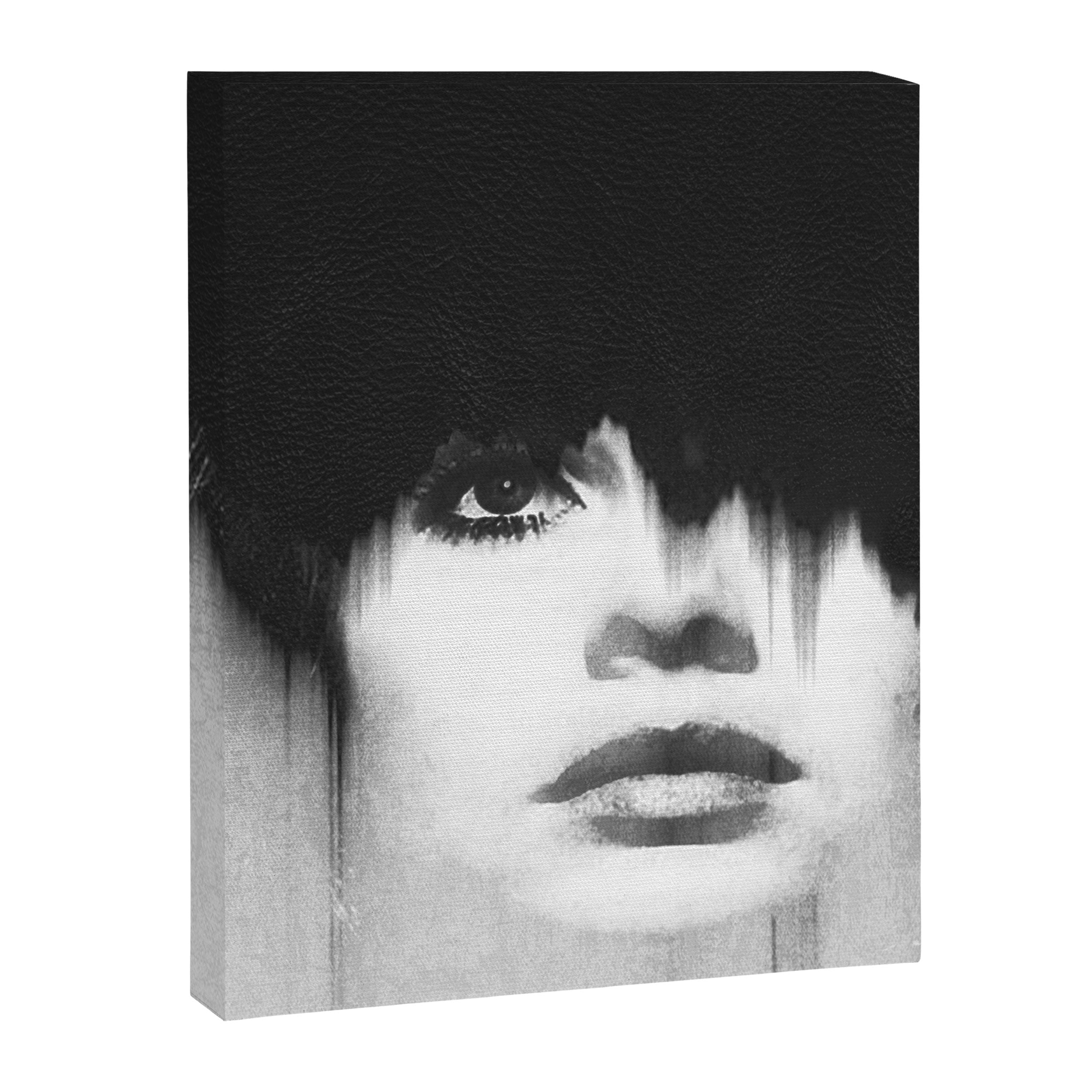 WOMEN (PORTRAIT) BLACK AND WHITE Canvas Print Gallery Image 6