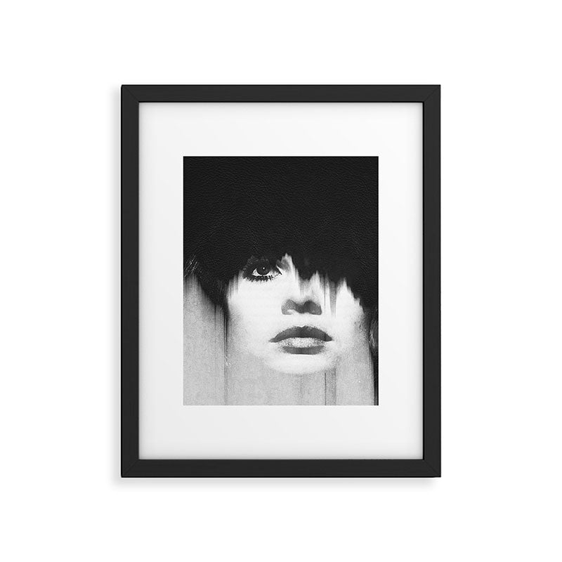 WOMEN (PORTRAIT) BLACK AND WHITE Framed Art Print Gallery Image 5