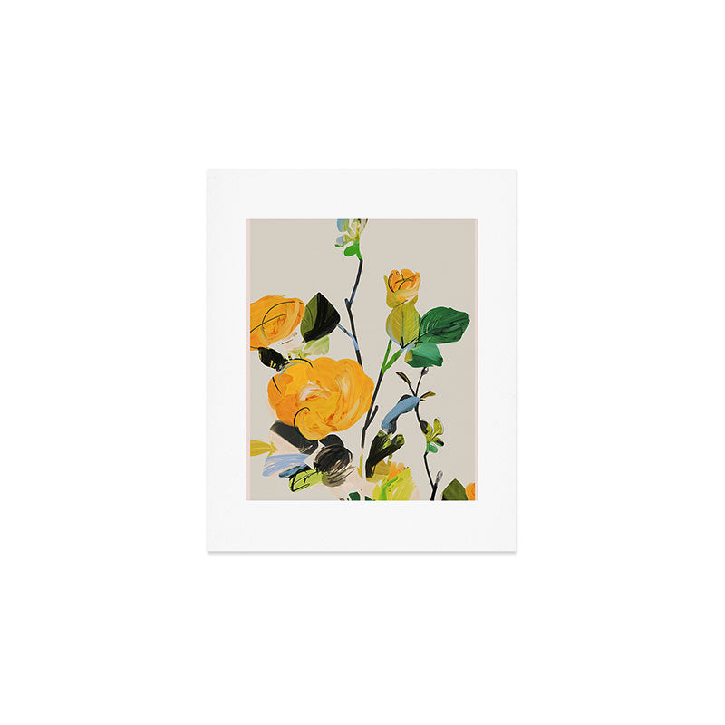 Yellow Flowers 2 Art Print Gallery Image 1
