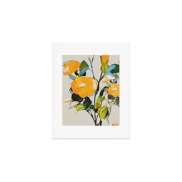 Yellow Flowers  Art Print Gallery Image 1