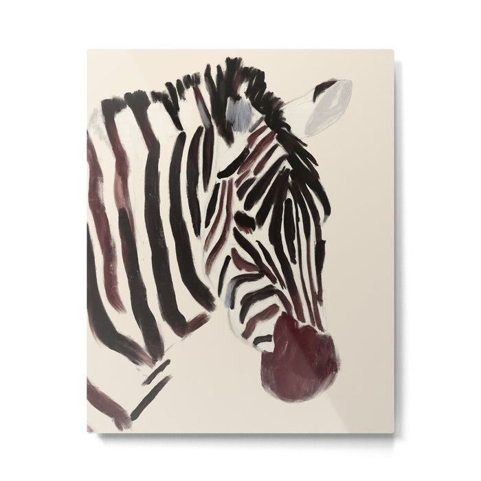 Zebra Metal Print Gallery Image 1