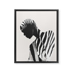 Zebra Framed Canvas Print Gallery Image 6