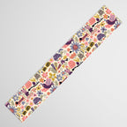 Playful Meadow Cute Animals with Motivational Affirmations - Soft Regal Table Runner Gallery Image 3