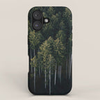 Pines From Above iPhone Case Gallery Image 1