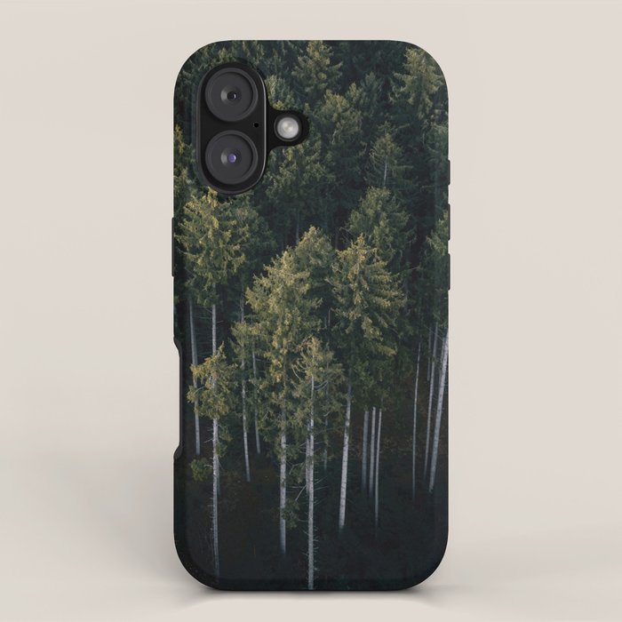 Pines From Above iPhone Case Gallery Image 1