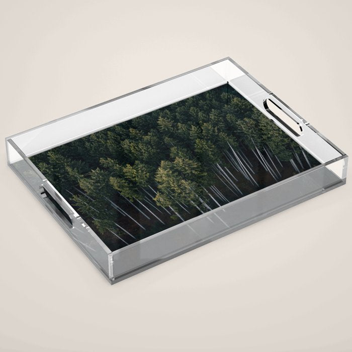 Pines From Above Acrylic Tray Gallery Image 1