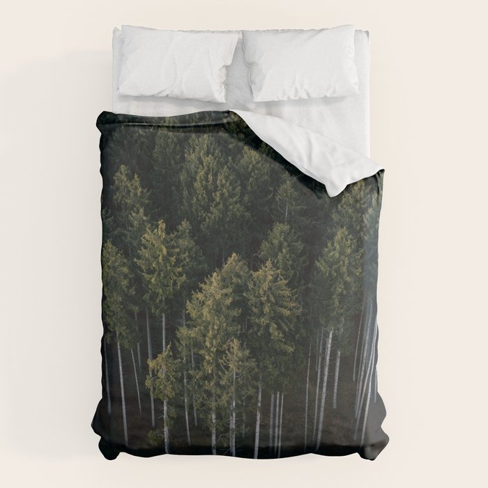 Pines From Above Duvet Cover Gallery Image 6