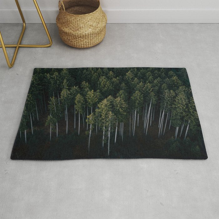 Pines From Above Rug Gallery Image 1