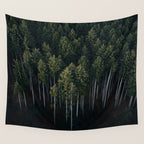 Pines From Above Wall Tapestry Gallery Image 4