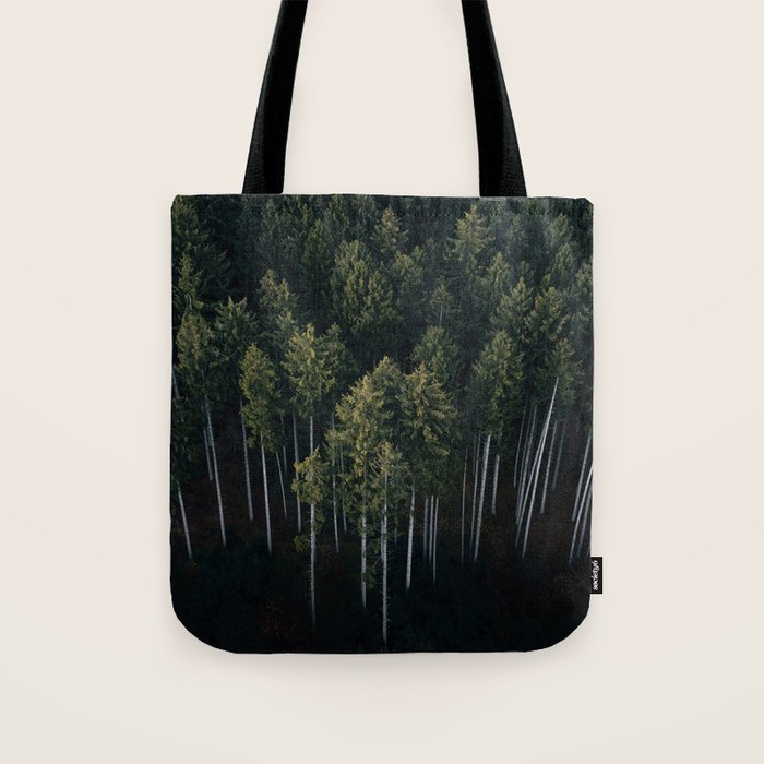 Pines From Above Tote Bag Gallery Image 1