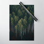 Pines From Above Wrapping Paper Gallery Image 1