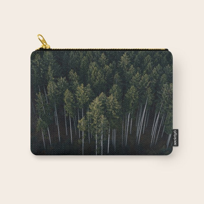 Pines From Above Carry All Pouch Gallery Image 1