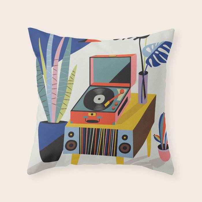 Chill out Saturday Throw Pillow Gallery Image 6