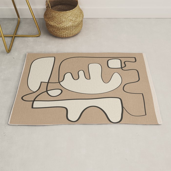 Contours of Thought 1 Rug Gallery Image 1