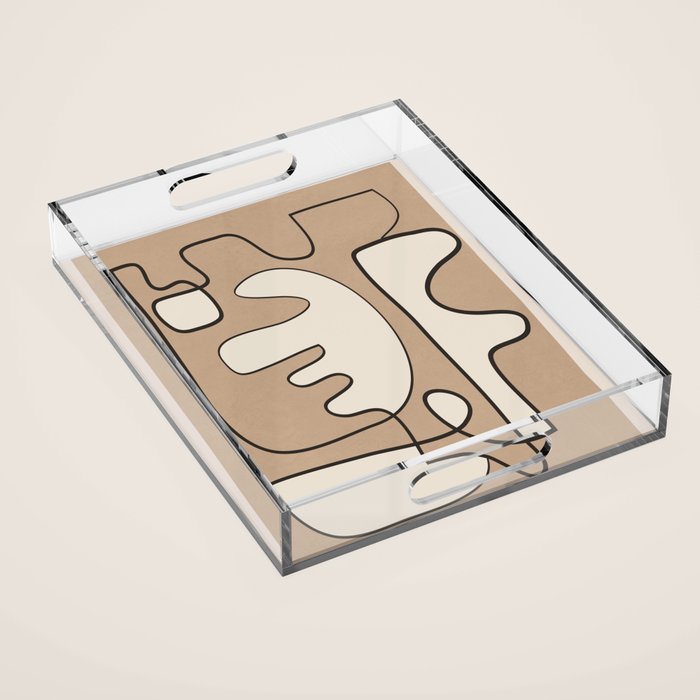Contours of Thought 1 Acrylic Tray Gallery Image 1