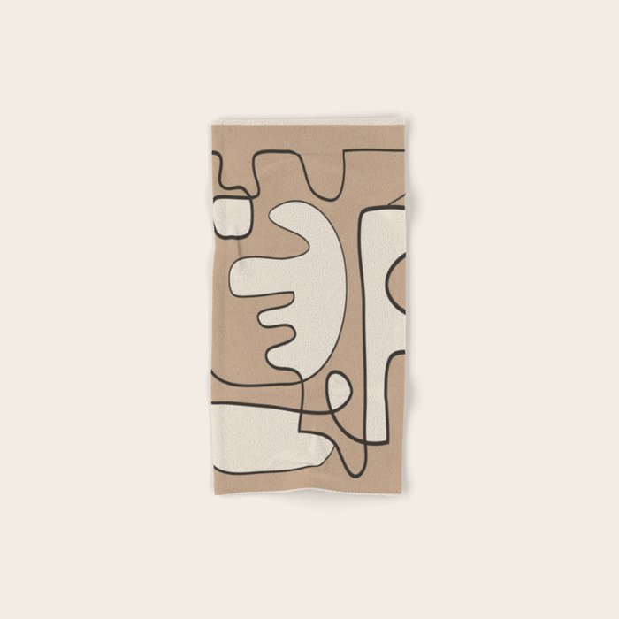 Contours of Thought 1 Bath Towel Gallery Image 1