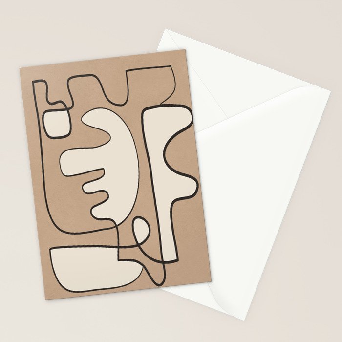 Contours of Thought 1 Stationery Card Gallery Image 2