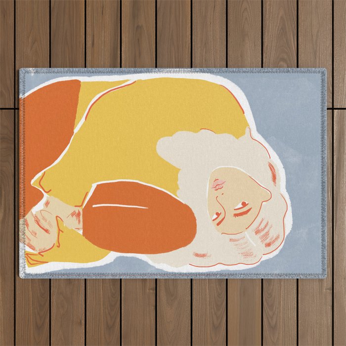 Feeling Blue Outdoor Rug Gallery Image 1