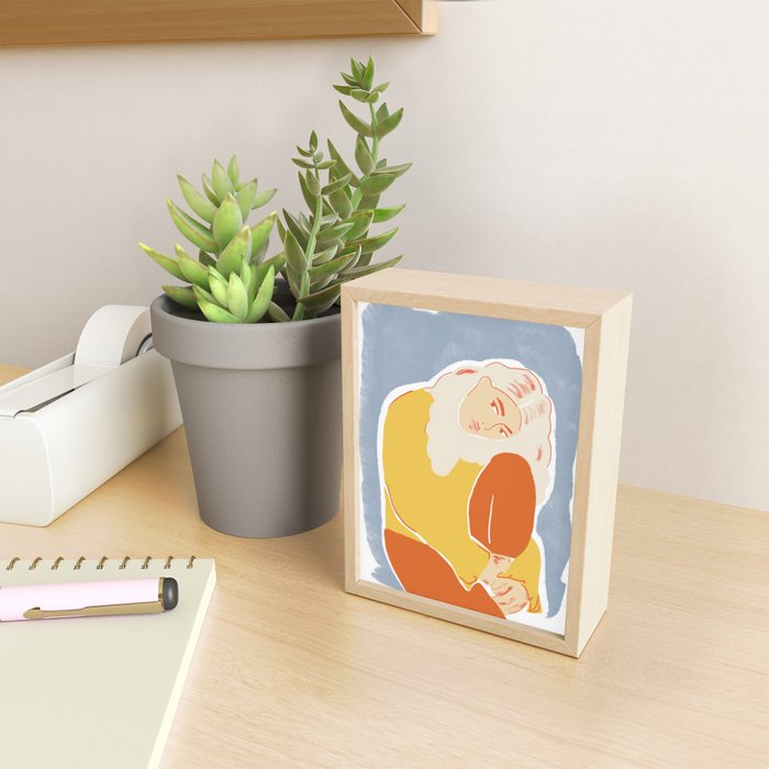 Feeling Blue Mini Art Print Gallery Image 2