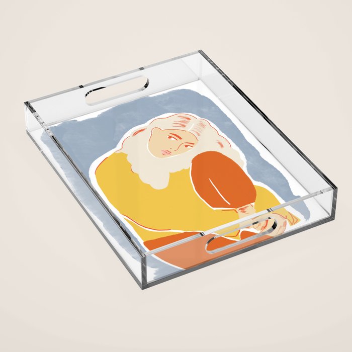 Feeling Blue Acrylic Tray Gallery Image 1