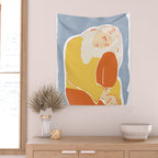 Feeling Blue Wall Tapestry Gallery Image 2