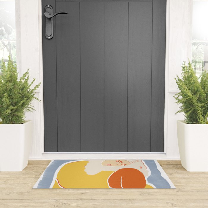 Feeling Blue Welcome Mat Gallery Image 3