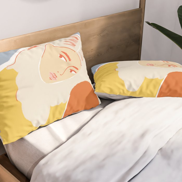 Feeling Blue Pillow Sham Gallery Image 2