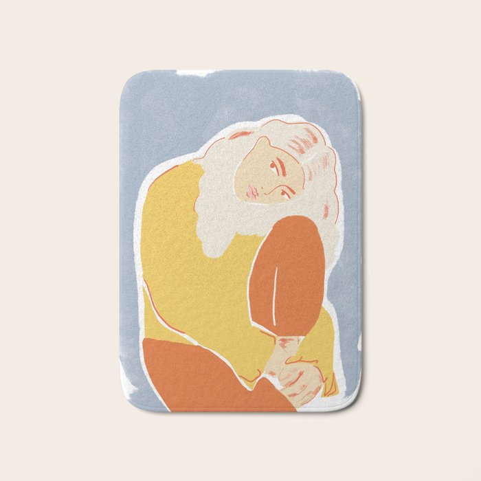 Feeling Blue Bath Mat Gallery Image 1