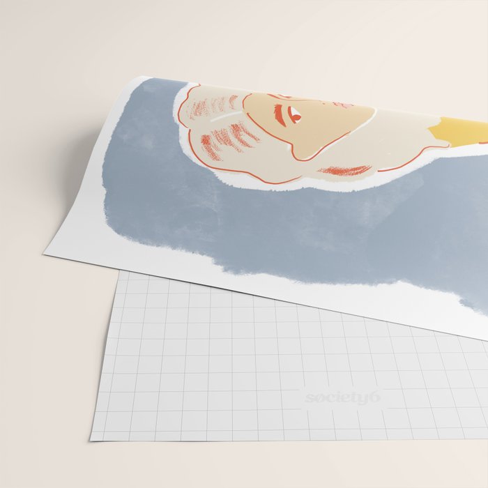 Feeling Blue Wrapping Paper Gallery Image 2