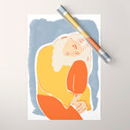 Feeling Blue Wrapping Paper Gallery Image 1