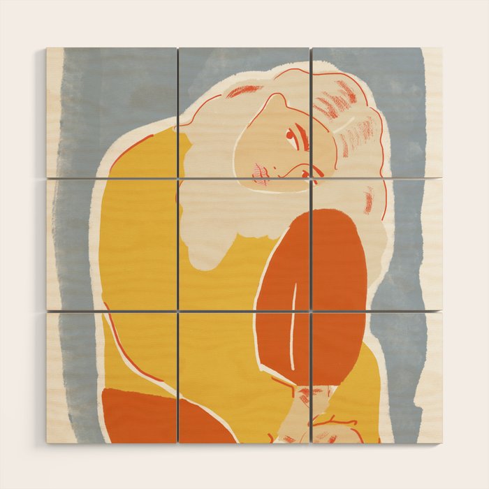 Feeling Blue Wood Wall Art Gallery Image 1