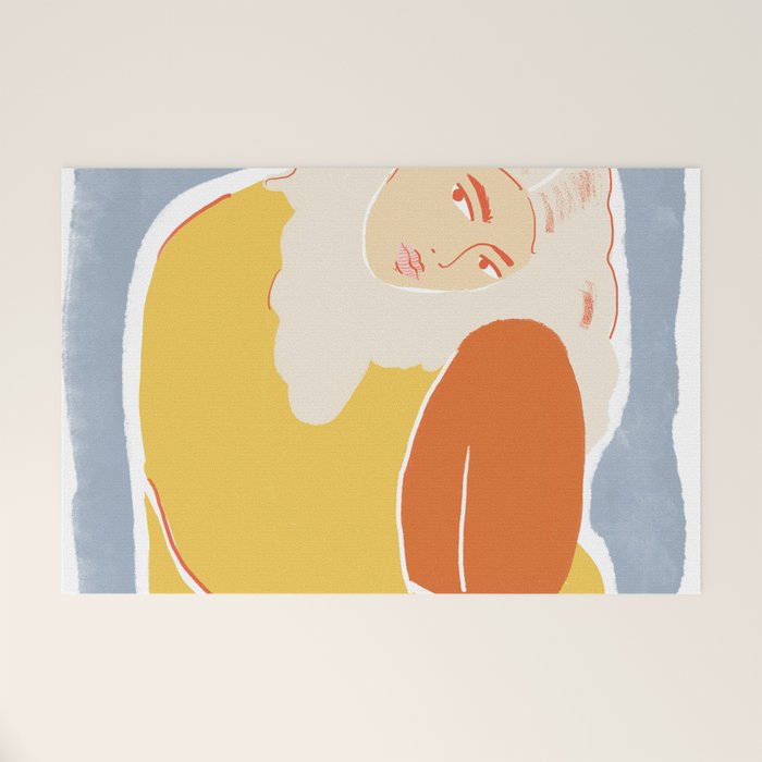 Feeling Blue Welcome Mat Gallery Image 1