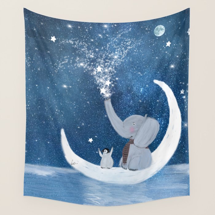shooting stars Wall Tapestry Gallery Image 4