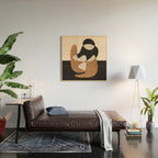 Abstract Figure 3 Wood Wall Art Gallery Image 2