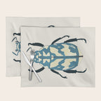 Blue beetle insect Placemat Gallery Image 1