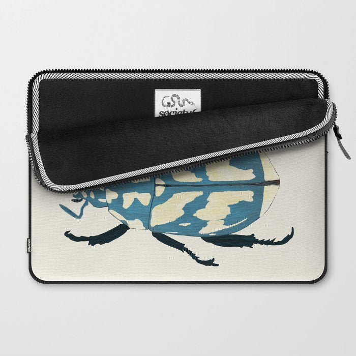 Blue beetle insect Laptop Sleeve Gallery Image 2