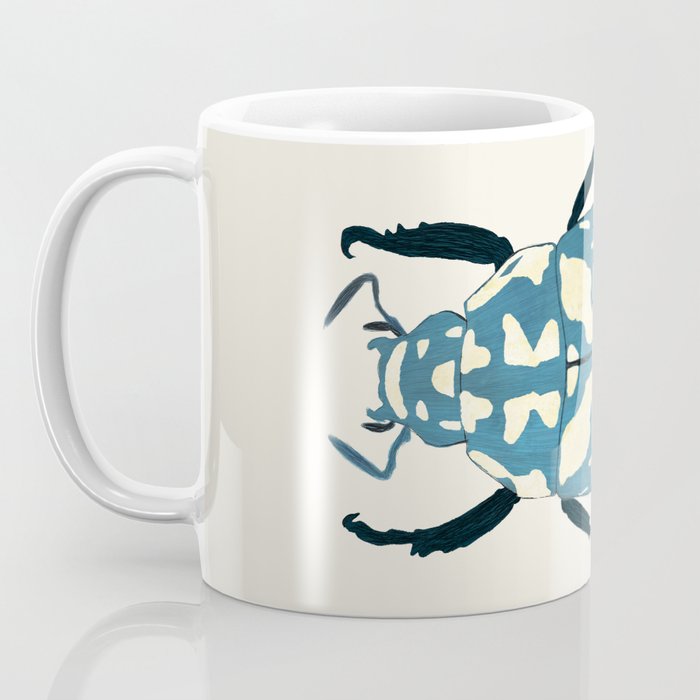 Blue beetle insect Coffee Mug Gallery Image 3